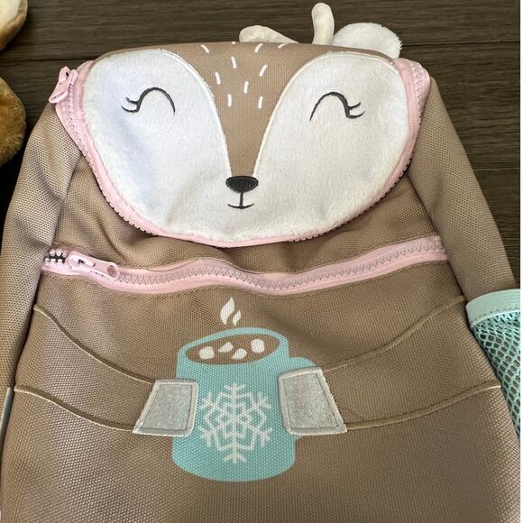 Hudson Baby & Goldbug Fawn‎ Robe & Backpack Set - Picture 3 of 9